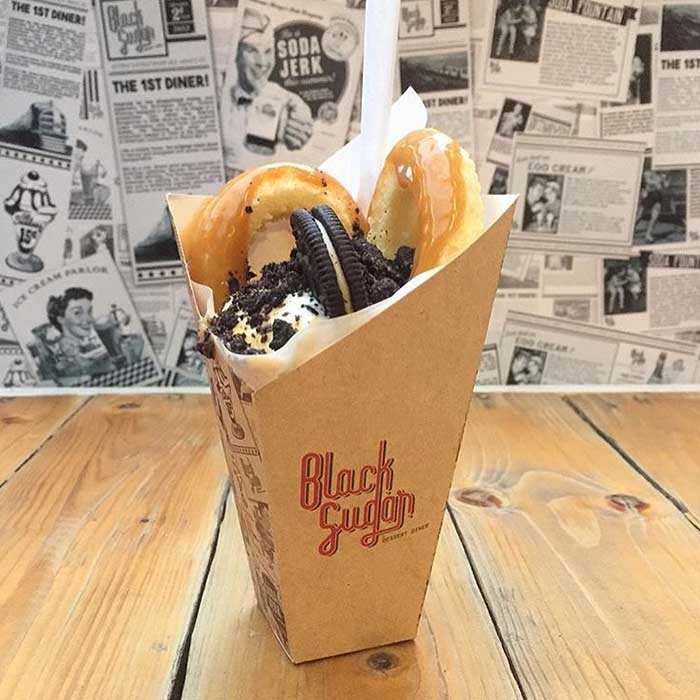 Oreo Churro ala Mode â Black Sugar