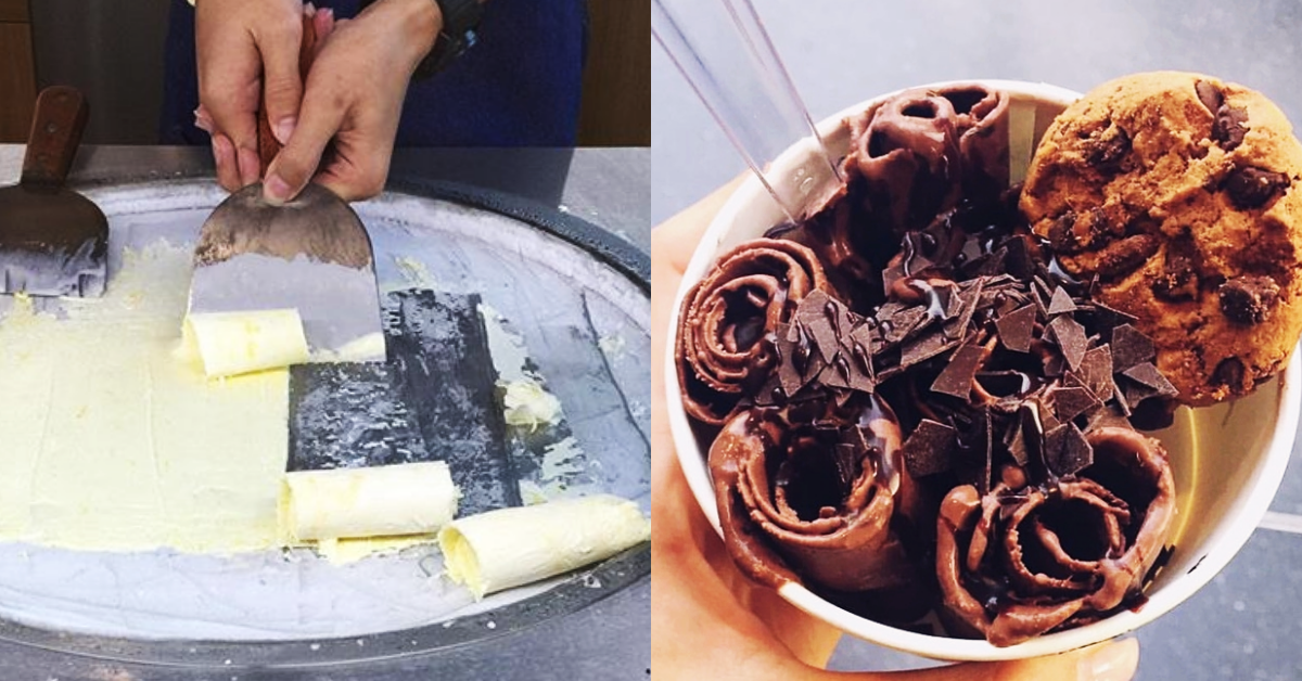 New Dessert Trend: Fried Ice Cream Rolls from Rockies Creamery