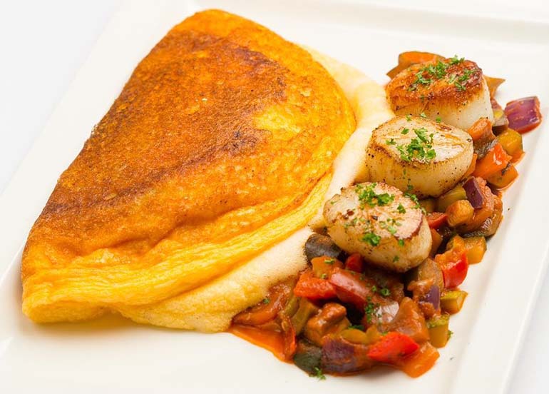 omelette-with-scallops