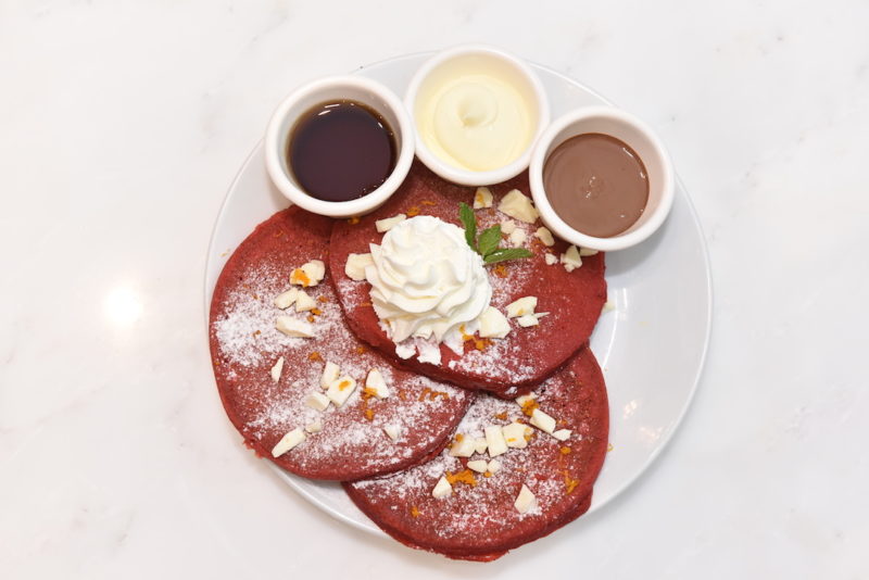 Red Velvet Pancakes