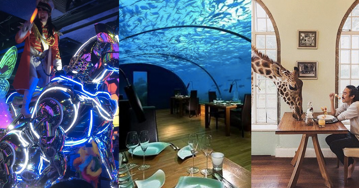 10 Unbelievable Restaurant Experiences Around the World