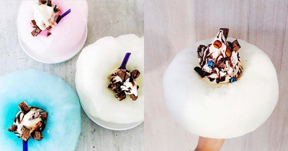 Trending in the Philippines: Soft Serve Ice Cream on Cotton Candy Bowls
