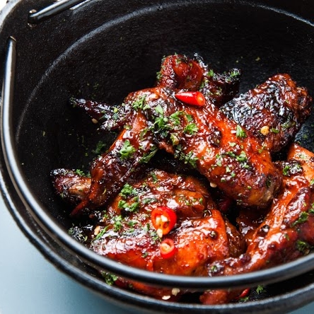 Alcoholic Barbecue Wings