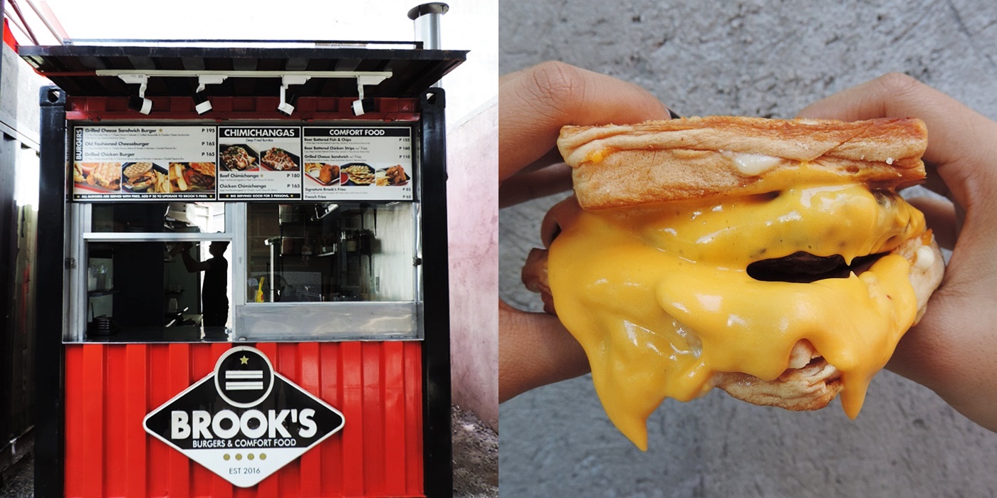 Eat the Ultimate Grilled Cheese Sandwich Burger at Brook’s Maginhawa!