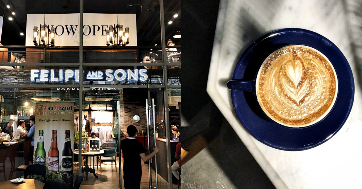 Felipe and Sons’ new BGC branch has a lounge cafe!