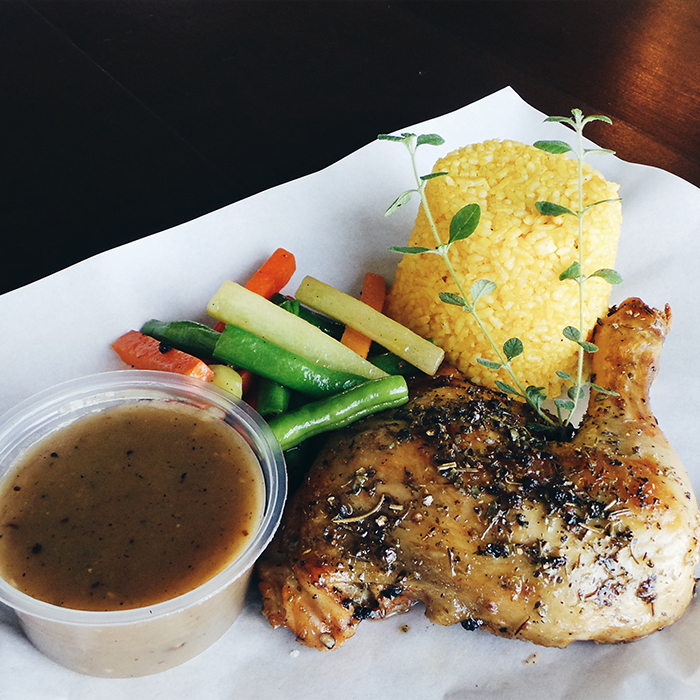 Herb-baked chicken