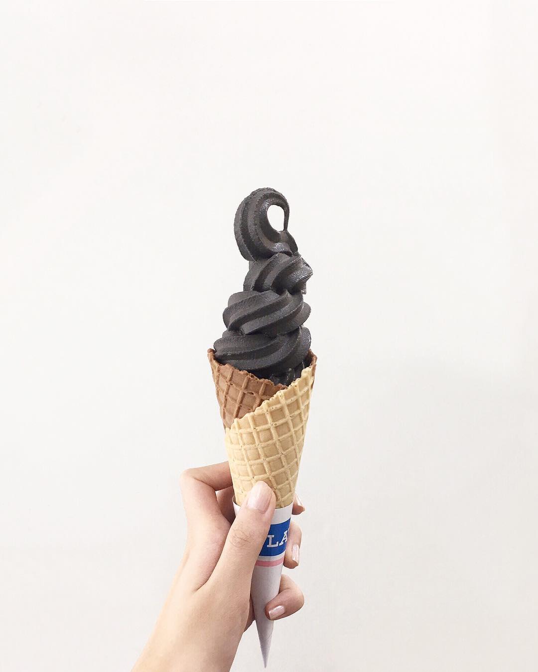 Bamboo Charcoal Soft Serve