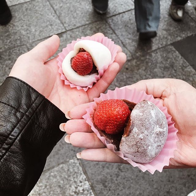 Fresh Strawberries Kuromon Market