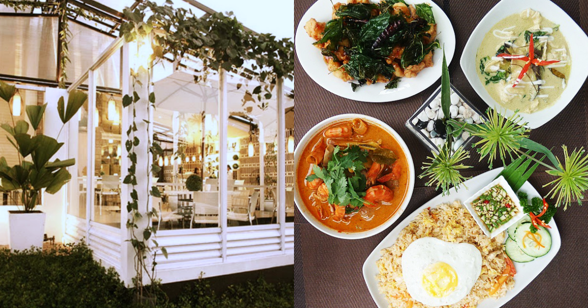 Thaipan, a beautiful glasshouse-inspired Thai restaurant in Tomas Morato