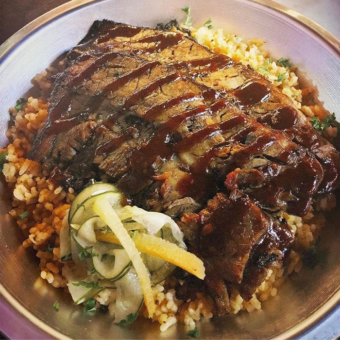 Smoke and Barrel â Madison Commons Food Park Rib in a Rice Bowl