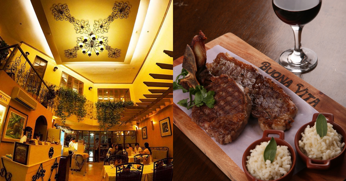 Buona Vita, a romantic rustic Italian restaurant in Alabang