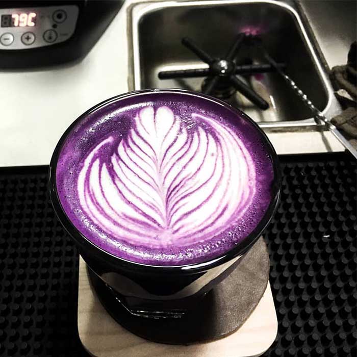 Ube Latte â Ellipsis Coffee