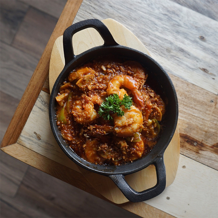 Spicy Garlic Shrimp