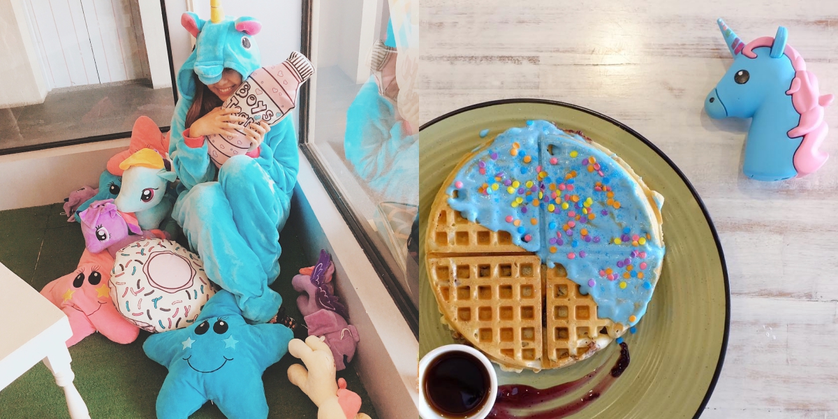 Rainbow Dreams Cafe in Maginhawa lets you wear unicorn onesies for free!