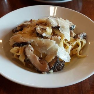 Mushroom Parmigiano Pasta â Ginoâs Brick Oven Pizza