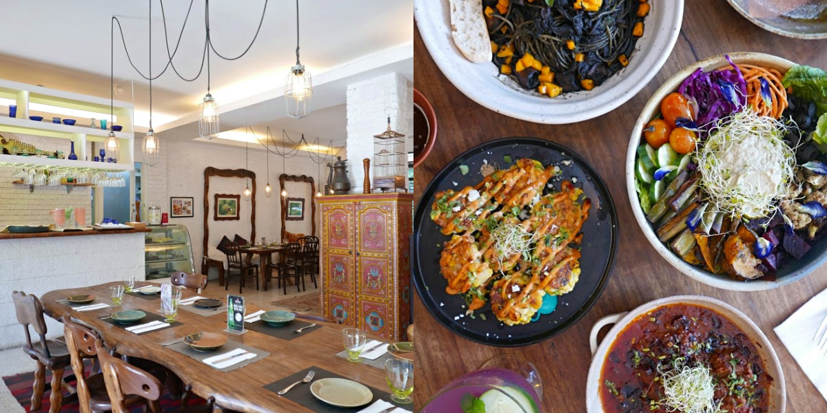 Travel the world at Gourmet Gypsy Art Cafe with their colorful dishes