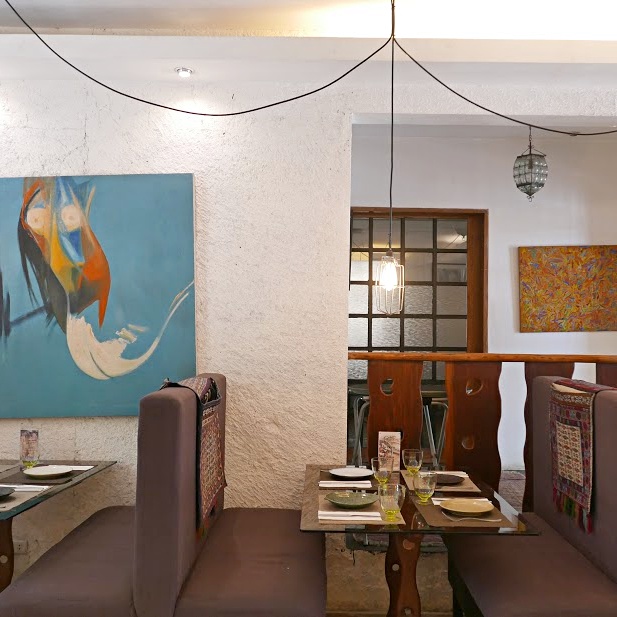 Inside Gourmet Gypsy Art Cafe