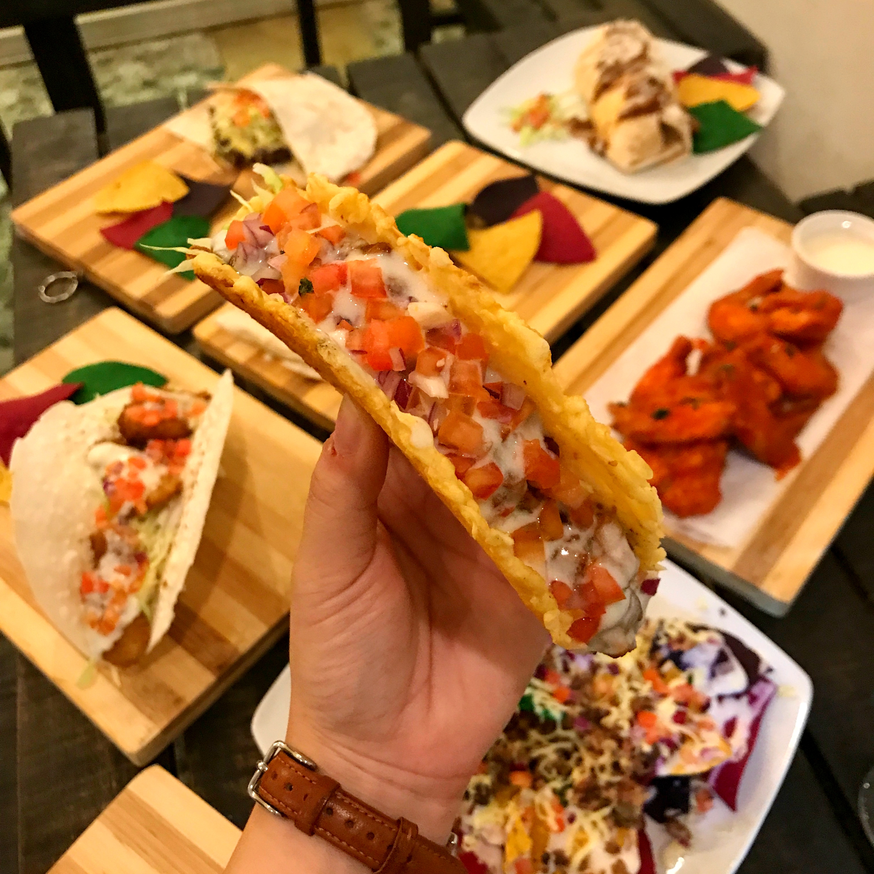 Salted Egg Fish Tacos