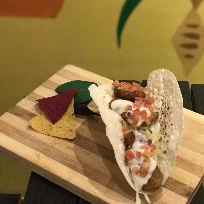 Salted Egg Fish Tacos