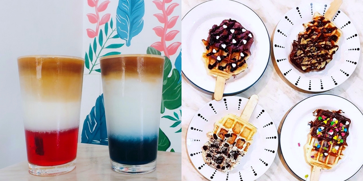 Love Monday Cafe, a Kapitolyo brunch place that serves waffle pops and ombre drinks!