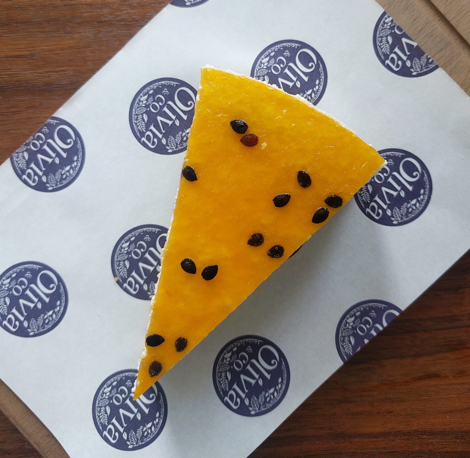 Passion Fruit White Chocolate Cheesecake â Olivia & Co. 