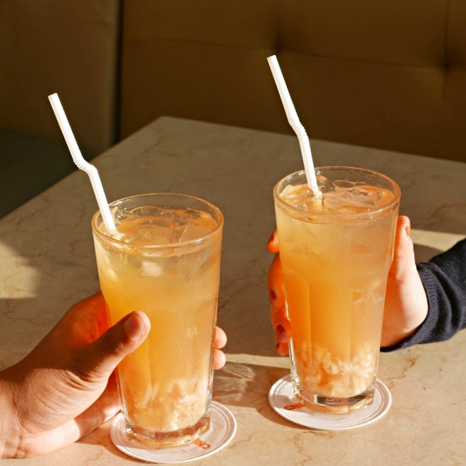 Almond Lychee Sundrenched Iced Tea