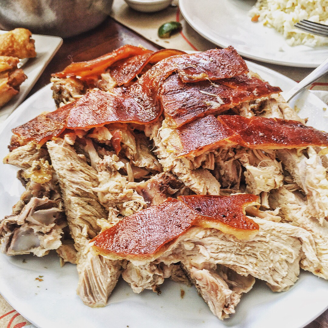 Lechon-on-plate