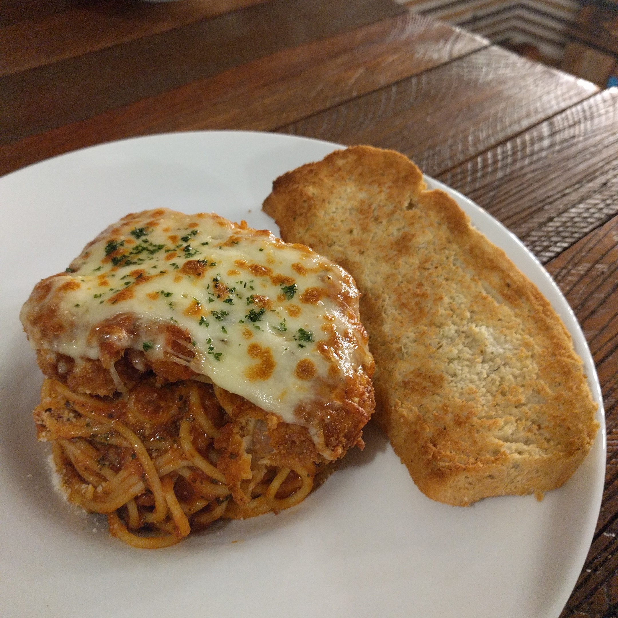 Spaghetti with Chicken Parmesan