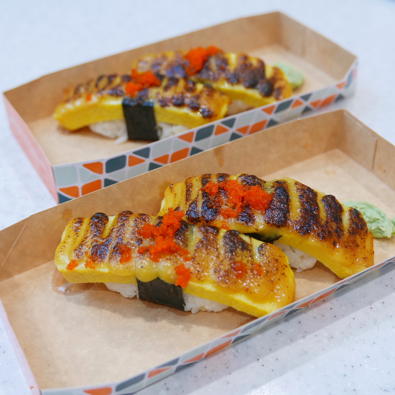 Tamago Aburi Nigiri â Sushi Nori