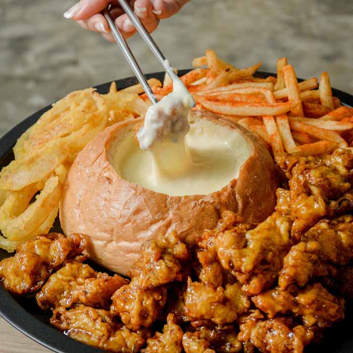 Snow Chicken/Chicken Cheese Fondue â Kko Kko