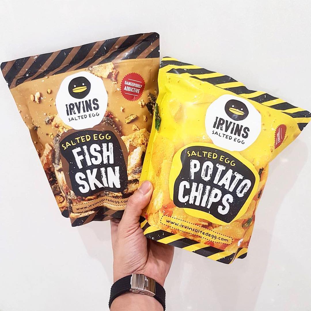 Irvinâs â Salted Egg Chips, Salted Egg Fish Skin