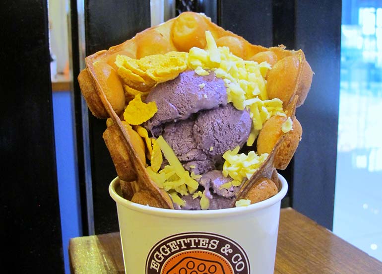 ube-with-waffle