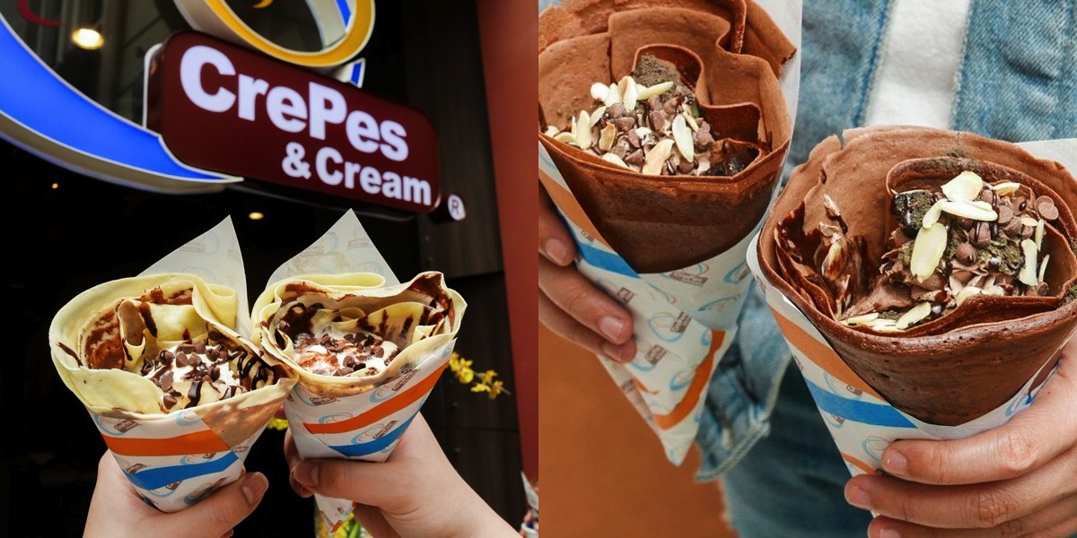 Exclusive: Buy 1 Get 1 Vanilla Nutella Ice Cream Crepe and more at Crepes & Cream!