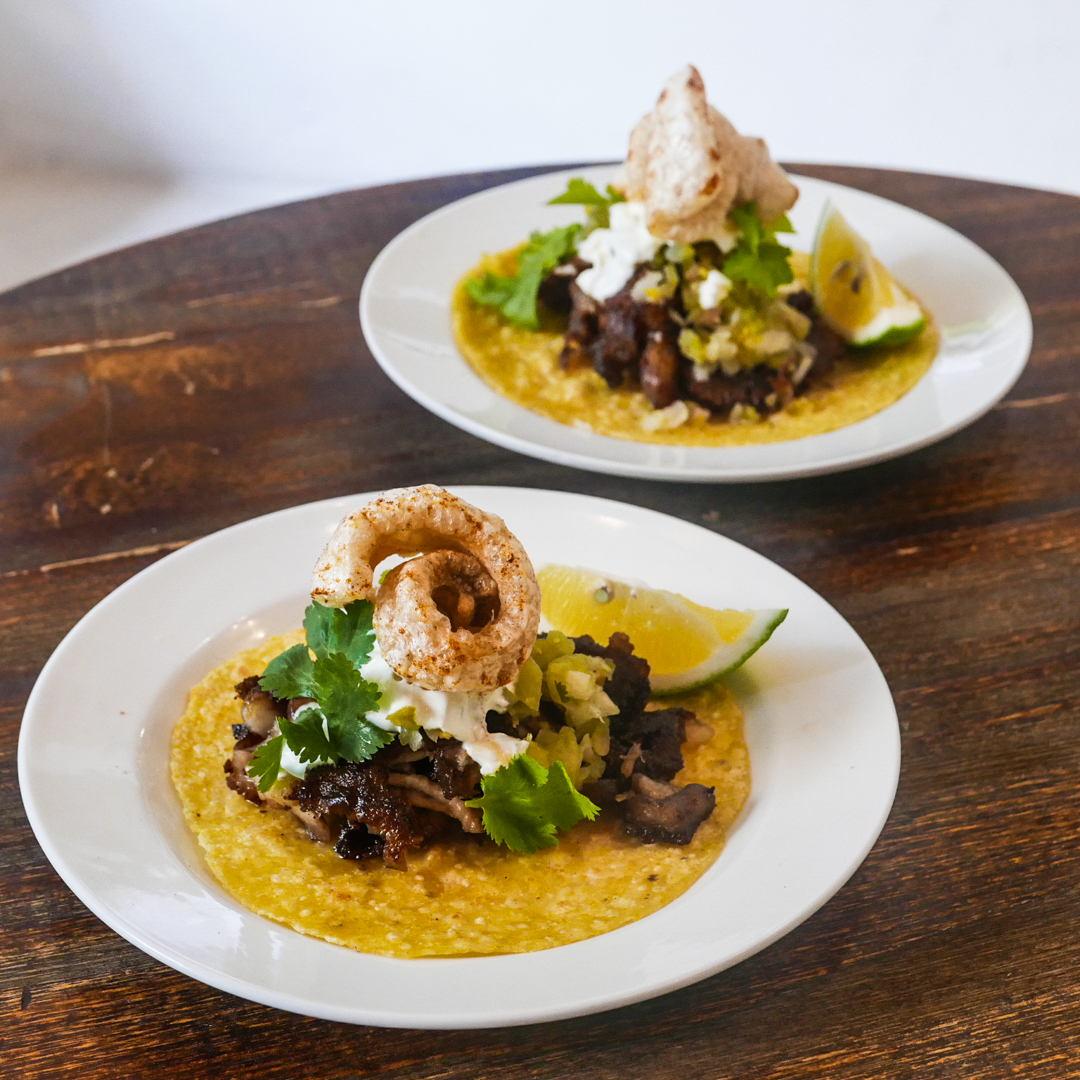 Pork Cheek Confit Tacos