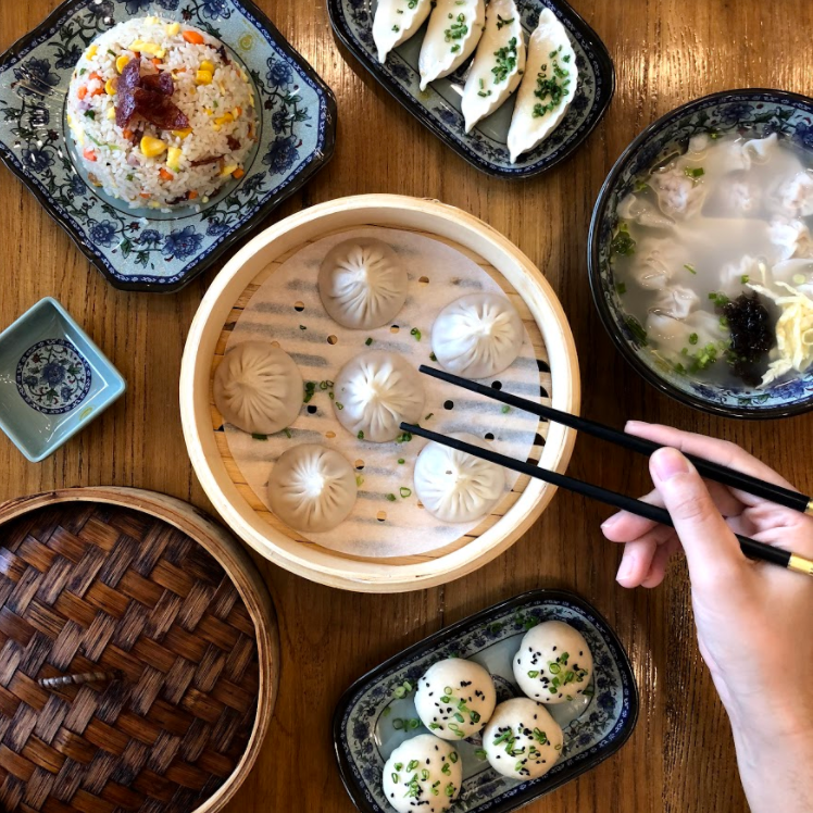 Bai Nian Tang Bao Food Flatlay