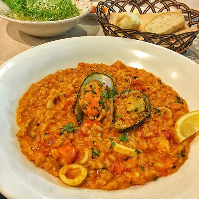 Risotto alla Pescatore â Mona Lisa Ristorante