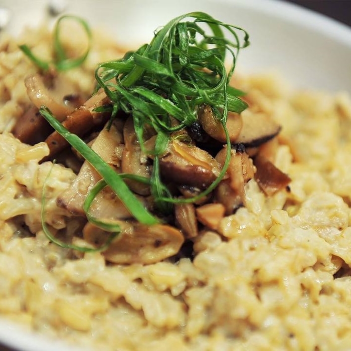 Mushroom Risotto with Tsoko Vinigrette â Tsokolateria