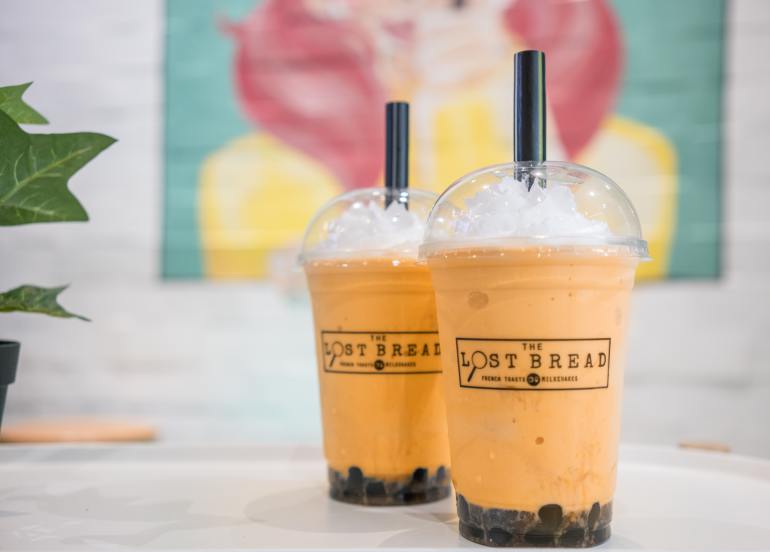 the lost bread thai milk tea milkshake