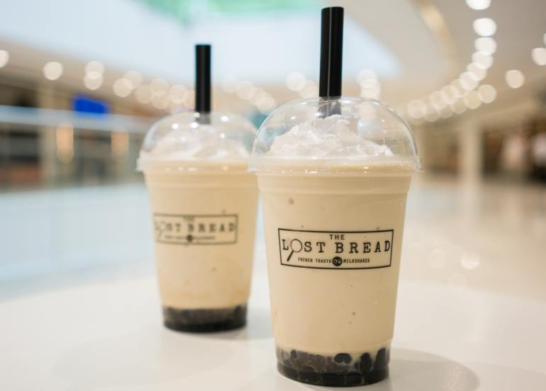 the lost bread hokkaido milk tea milkshake