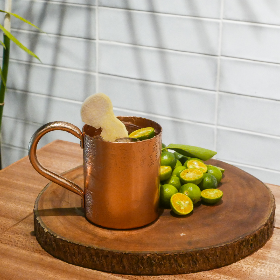 Calamansi and Cherry Blossom Mule