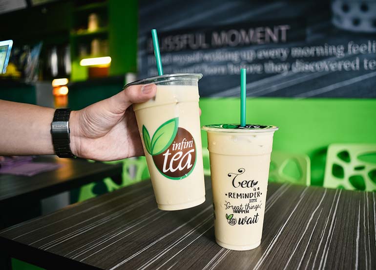 original milk tea from Infinitea