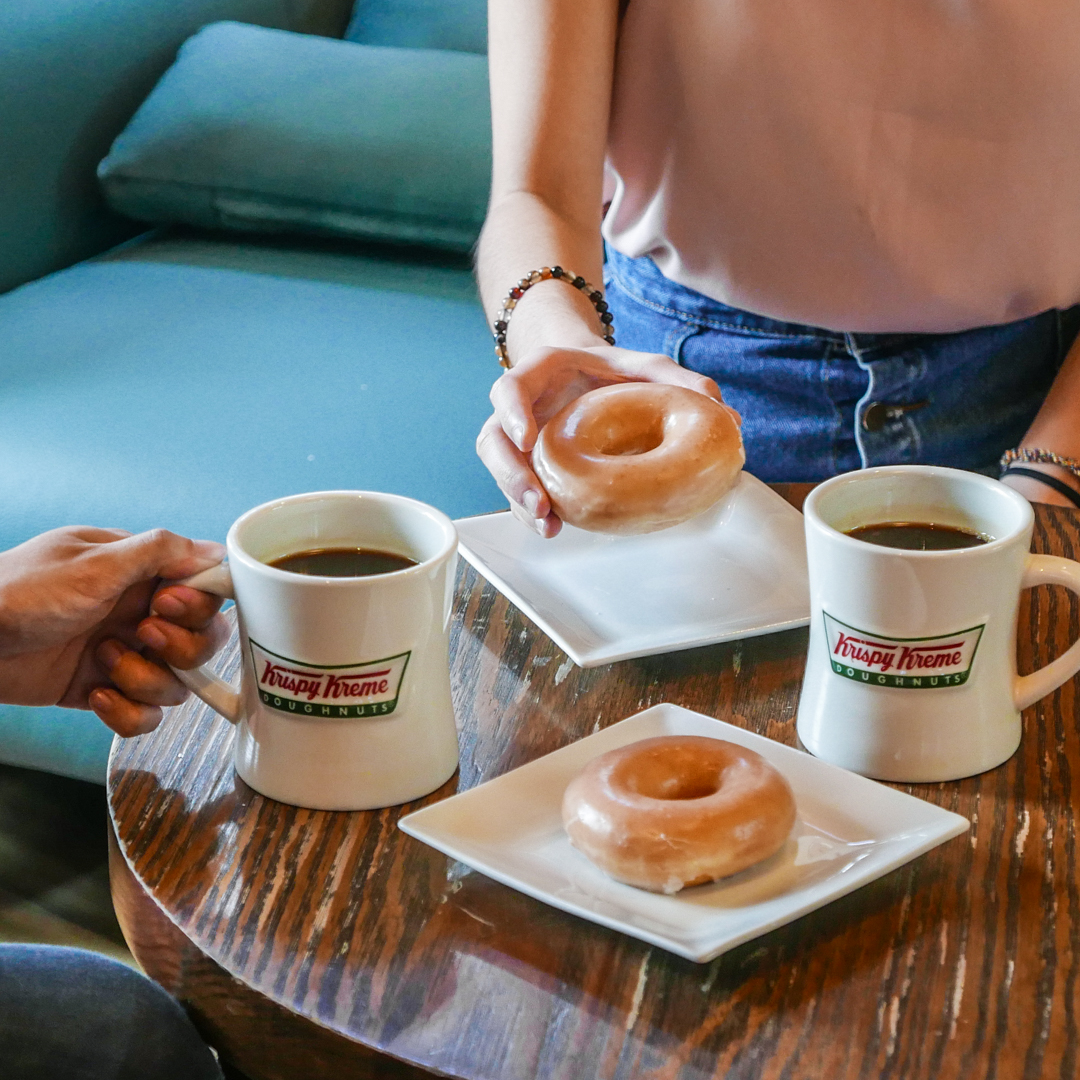 Original Glazed Doughnuts and Signature Coffees