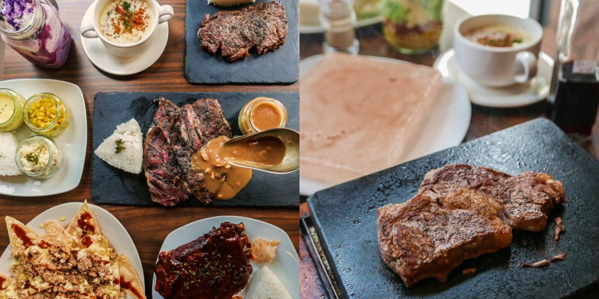 This Steak Joint in Quezon City serves your steaks on slabs of Himalayan pink salt!