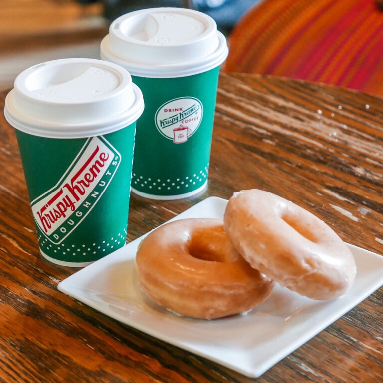 Original Glazed Doughnut and Signature Coffee â Krispy Kreme