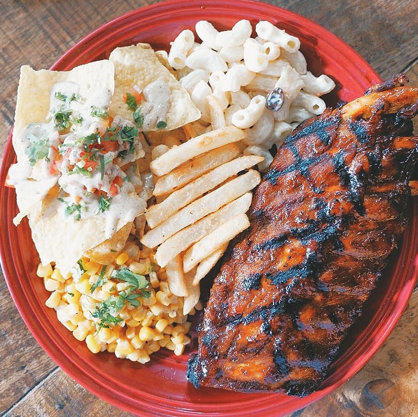 Gringo The Fort Residences Ribs with Macaroni, Fries, Corn, and Nachos