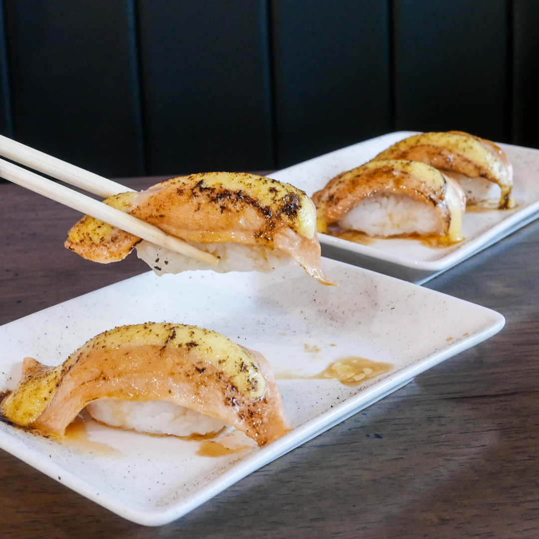 Salmon Aburi