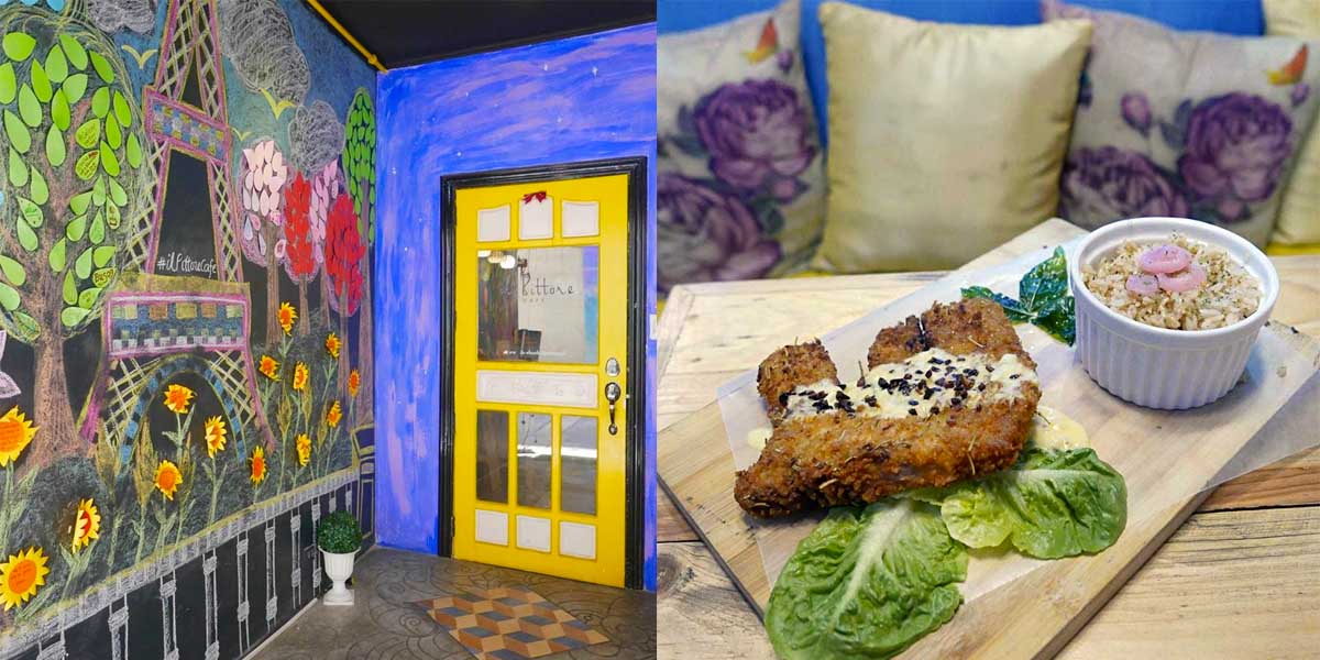 Il Pittore Cafe in Maginhawa lets you create whimsical works of art while eating European classics!
