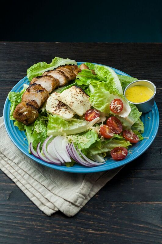 Grilled Chicken and Kesong Puti Salad
