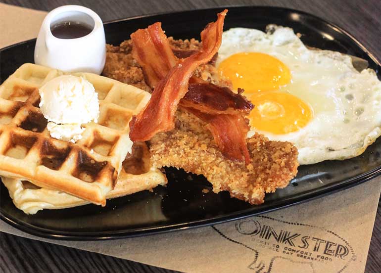 waffles-eggs-bacon-pork-chop