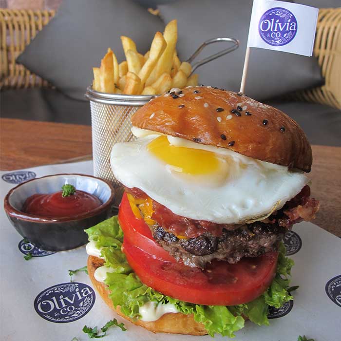 Olivia & Co. â Uptown Mall Burger with Fries